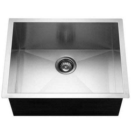 FINALCUT Contempo Series Undermount Stainless Steel Single Bowl Kitchen Sink FI775428